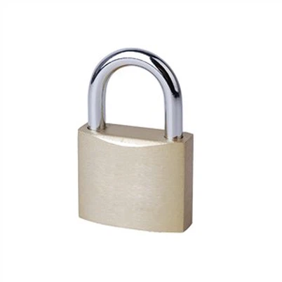 Wire-drawing Imitate Brass Arc Type Padlock