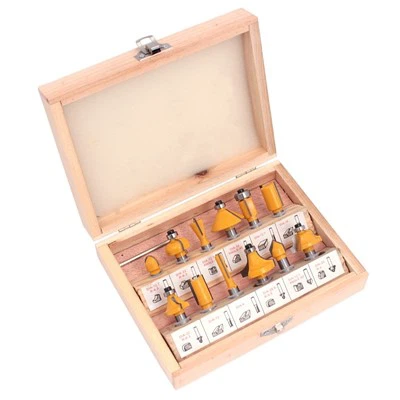 Shaped Cutters For Wood 12pcs Wood Case